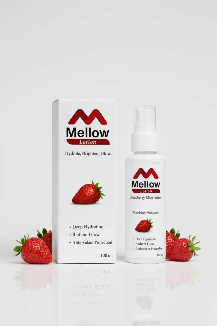 mellow strawberry moisturizing lotion