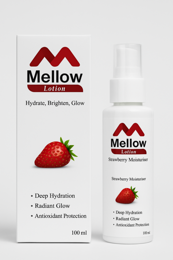 Mellow strawberry lotion