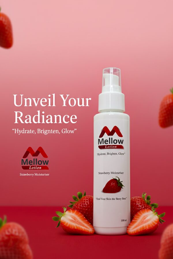 Mellow strawberry lotion